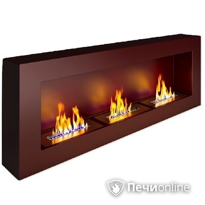 Биокамин ЭкоЛайф Fire Line black burgundy Арома в Ирбите